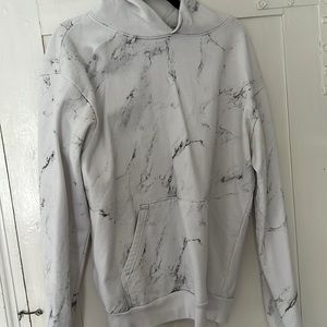 Talentless white marble medium sweatshirt